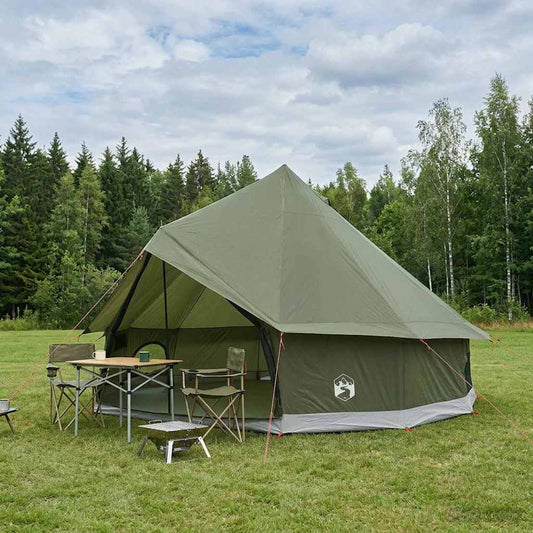 Tipi Stan Olivově Zelená 300 X 300 X 200 Cm Polyester A Ocel