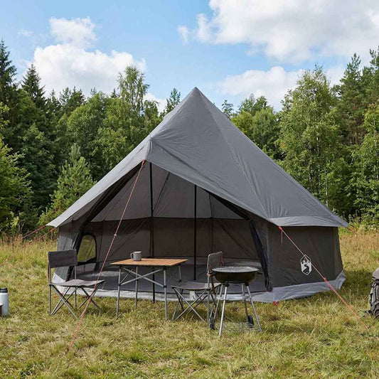 Tipi Stan Hnědošedý 300 X 300 X 200 Cm Polyester A Ocel