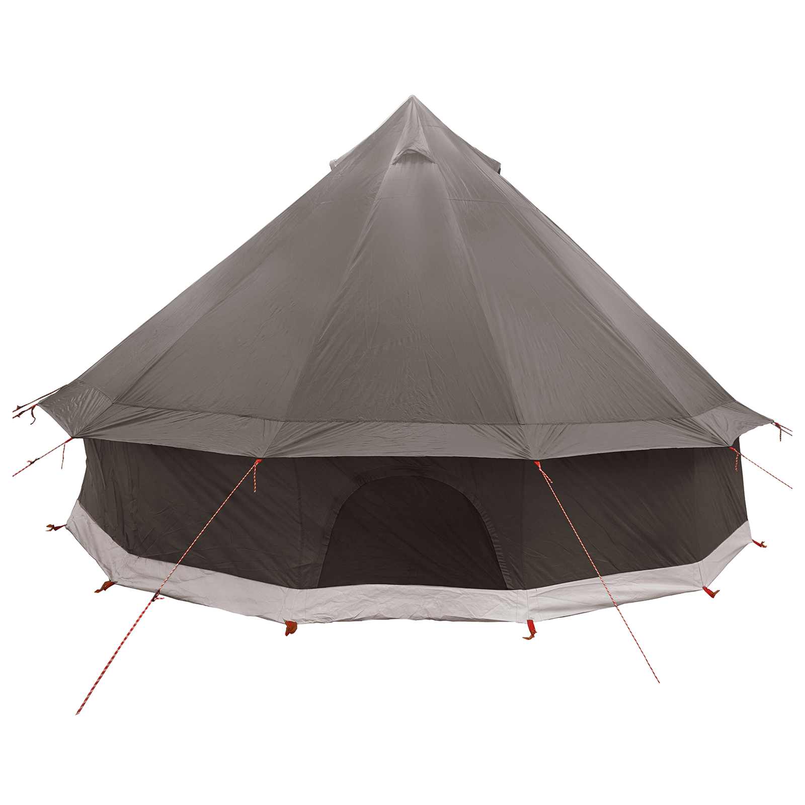 Tipi Stan Hnědošedý 300 X 300 X 200 Cm Polyester A Ocel