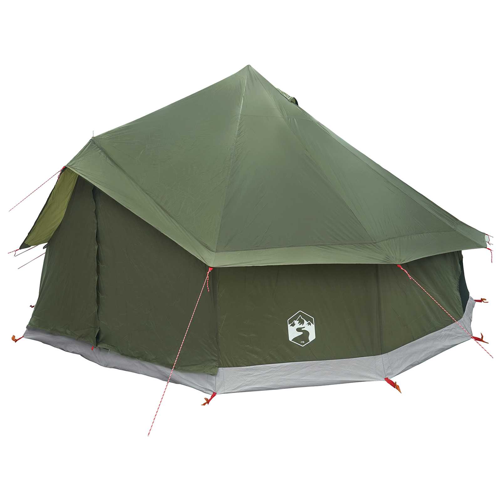 Tipi Stan Olivově Zelená 400 X 400 X 250 Cm Polyester A Ocel