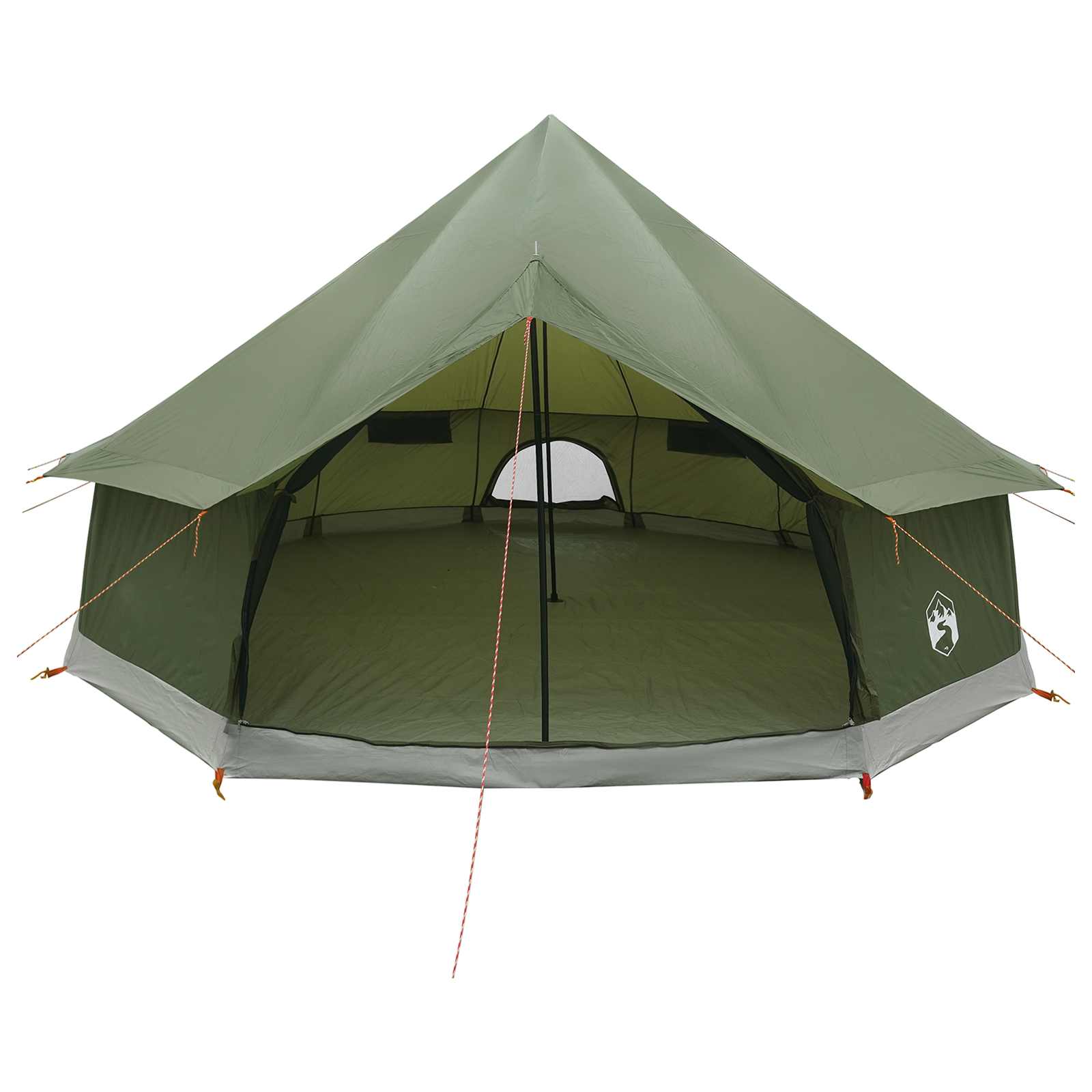 Tipi Stan Olivově Zelená 400 X 400 X 250 Cm Polyester A Ocel