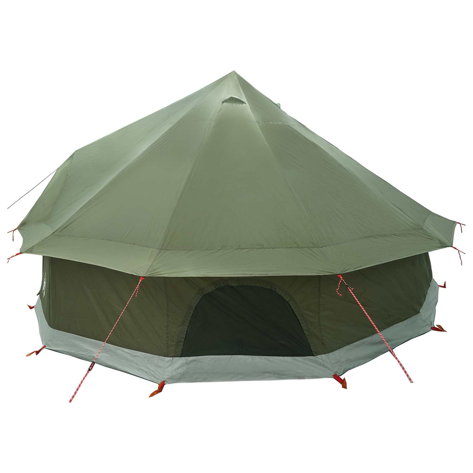 Tipi Stan Olivově Zelená 400 X 400 X 250 Cm Polyester A Ocel