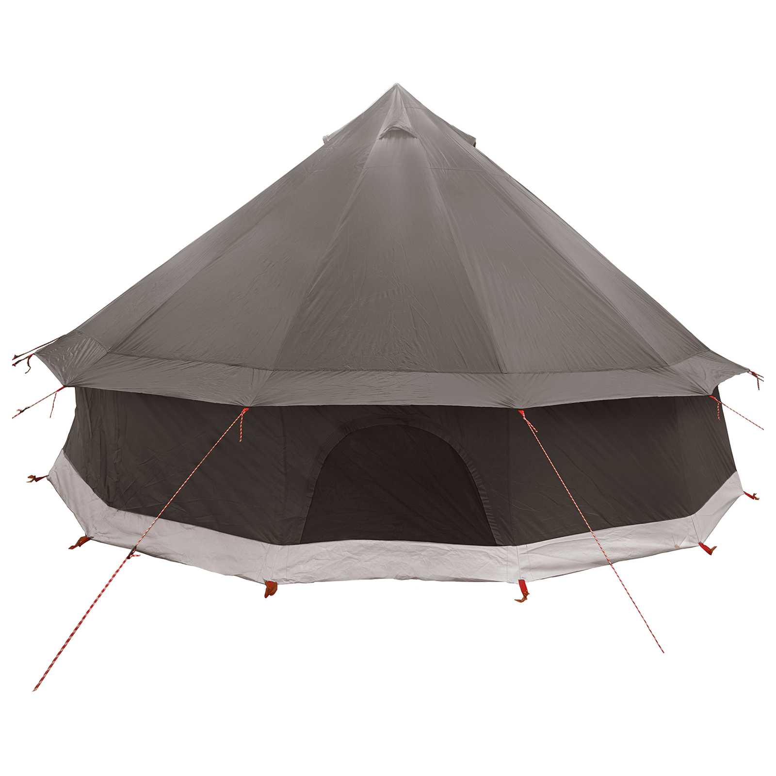Tipi Stan Hnědošedý 400 X 400 X 250 Cm Polyester A Ocel