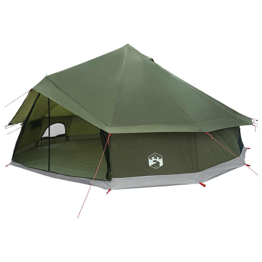 Tipi Stan Olivově Zelená 600 X 600 X 350 Cm Polyester A Ocel