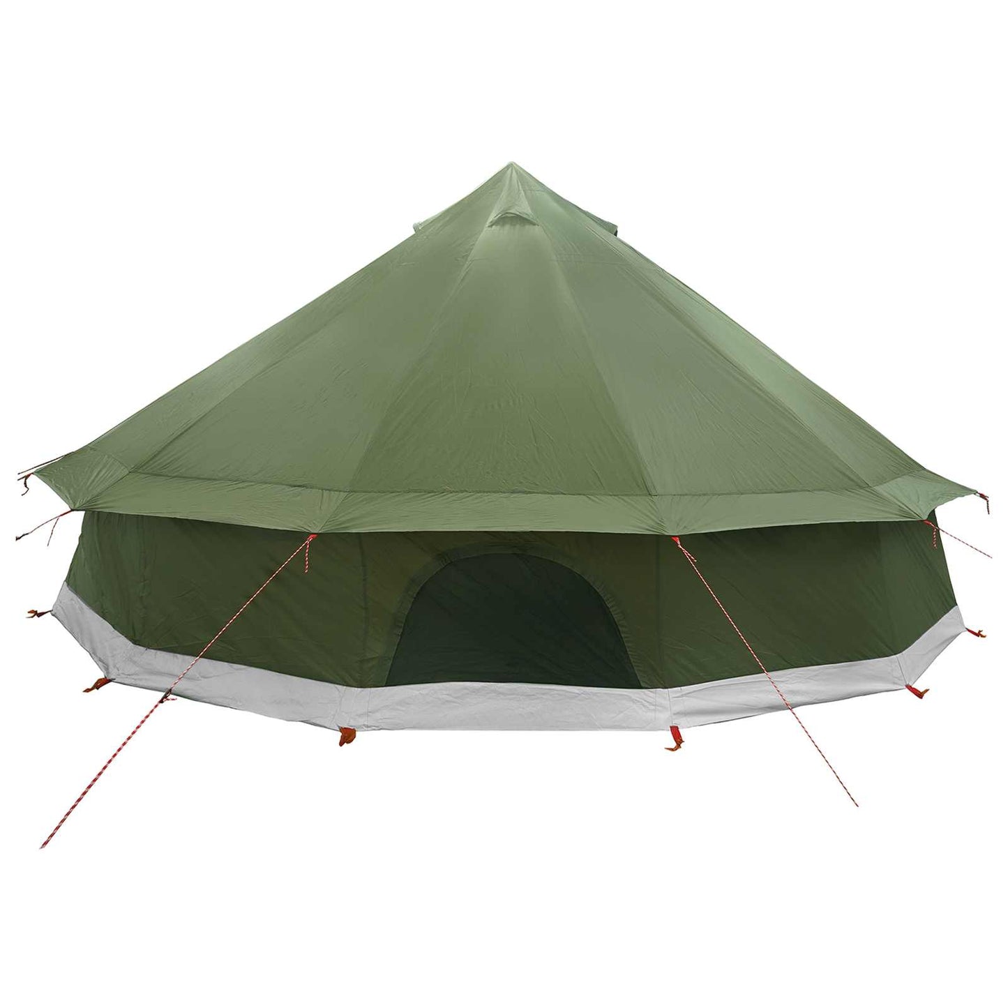 Tipi Stan Olivově Zelená 600 X 600 X 350 Cm Polyester A Ocel
