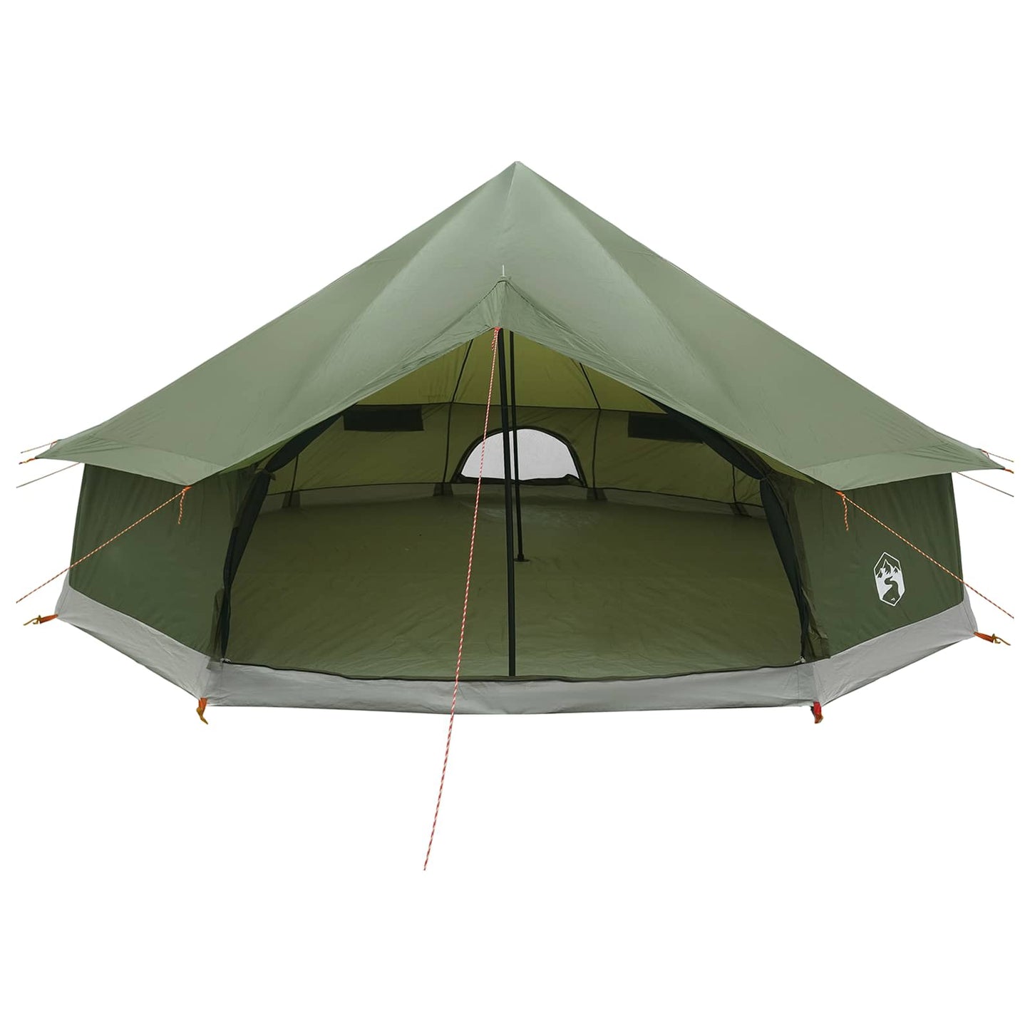 Tipi Stan Olivově Zelená 600 X 600 X 350 Cm Polyester A Ocel