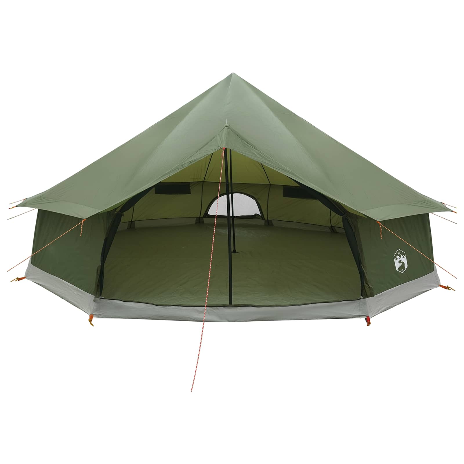 Tipi Stan Olivově Zelená 600 X 600 X 350 Cm Polyester A Ocel