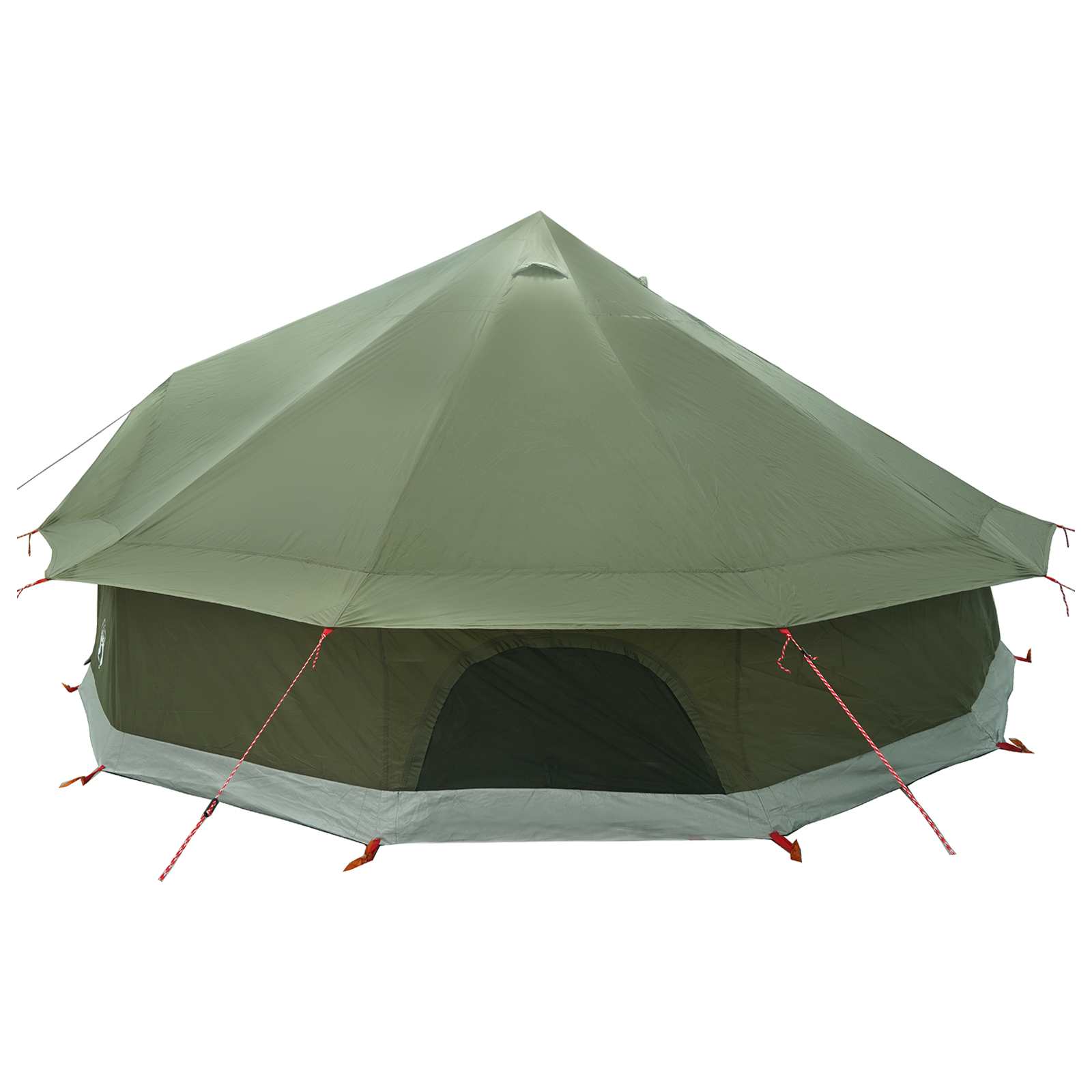 Tipi Stan Olivově Zelená 600 X 600 X 350 Cm Polyester A Ocel