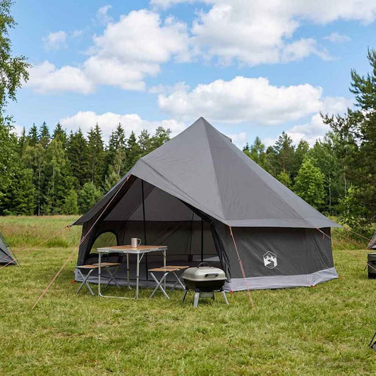 Tipi Stan Hnědošedý 600 X 600 X 350 Cm Polyester A Ocel