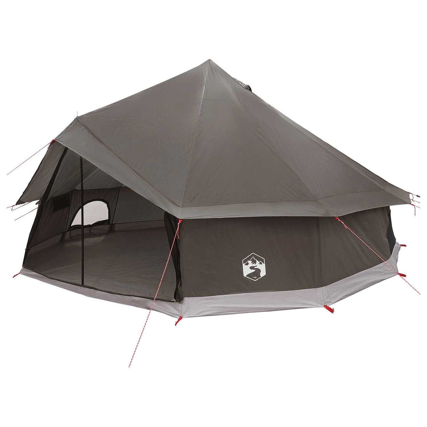 Tipi Stan Hnědošedý 600 X 600 X 350 Cm Polyester A Ocel