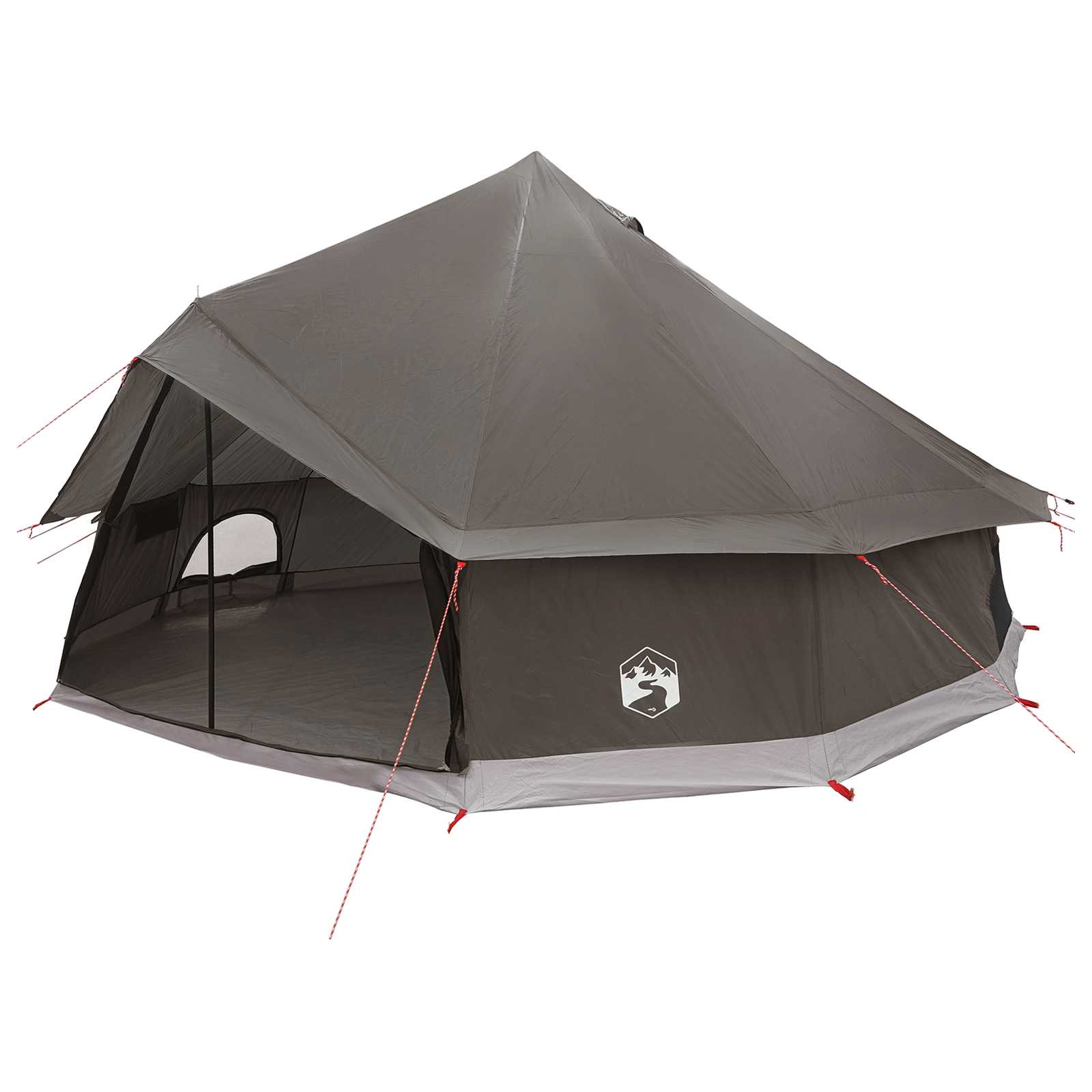 Tipi Stan Hnědošedý 600 X 600 X 350 Cm Polyester A Ocel