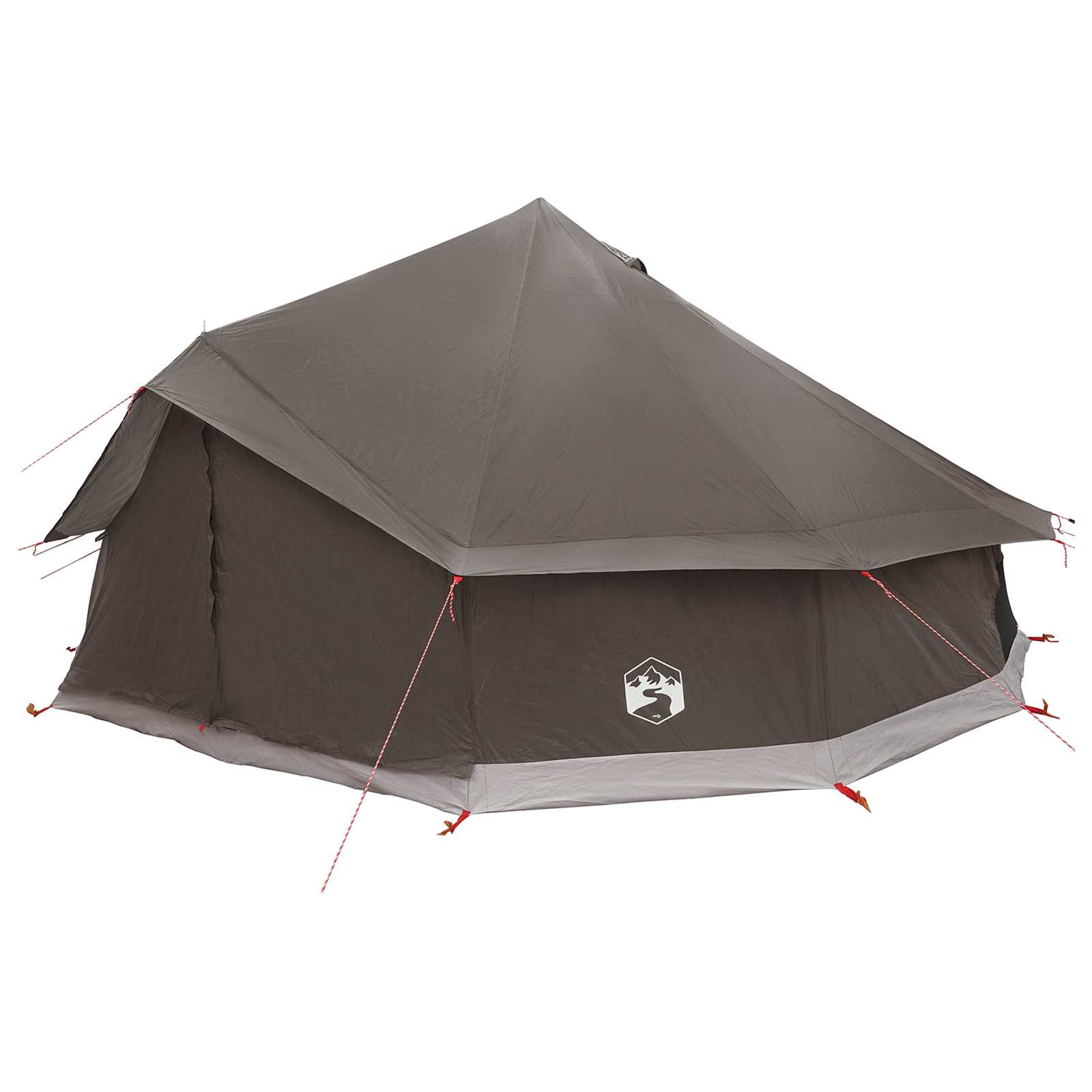 Tipi Stan Hnědošedý 600 X 600 X 350 Cm Polyester A Ocel
