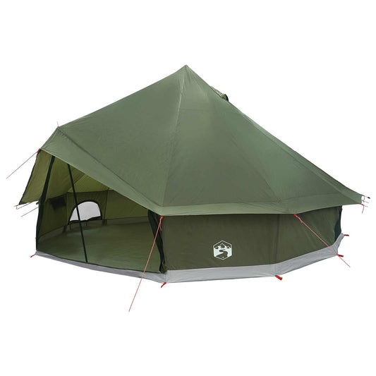 Tipi Stan 10 Osoba Olivově Zelená Polyester A Ocel