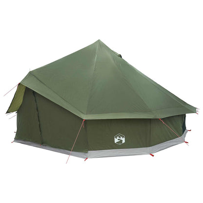 Tipi Stan 10 Osoba Olivově Zelená Polyester A Ocel