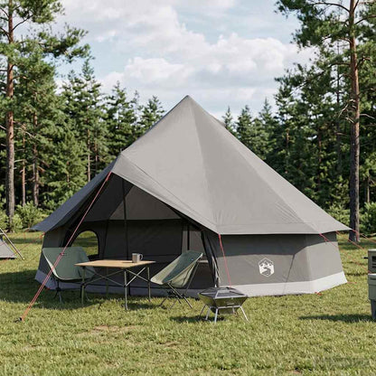 Tipi Stan 10 Osoba Hnědošedý Polyester A Ocel