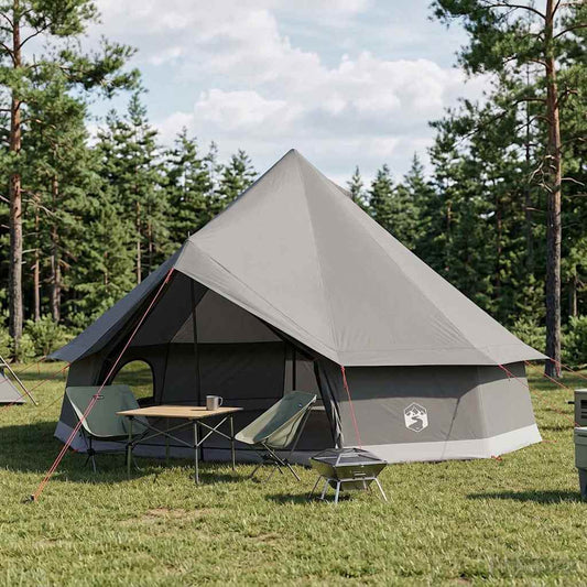 Tipi Stan 10 Osoba Hnědošedý Polyester A Ocel
