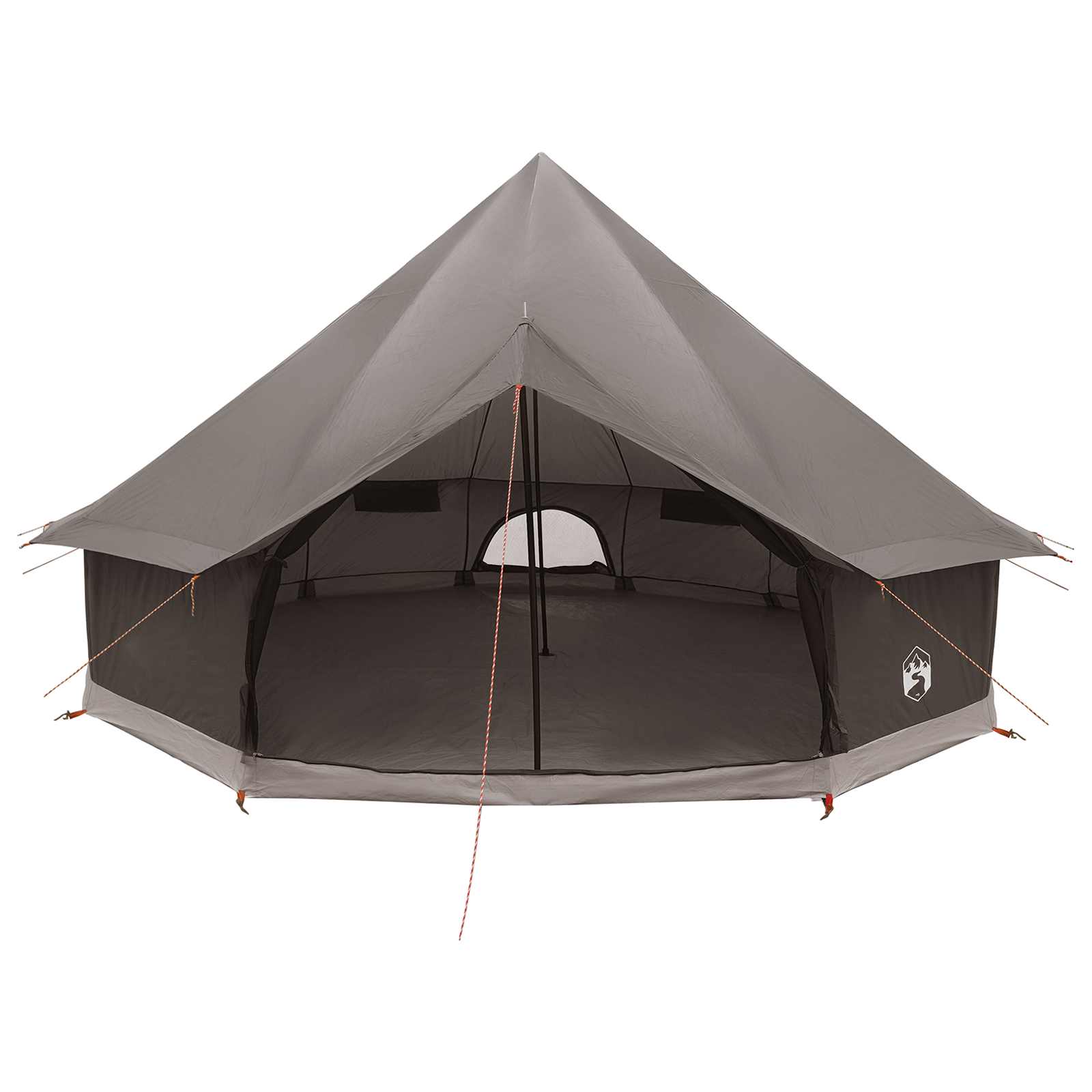 Tipi Stan 10 Osoba Hnědošedý Polyester A Ocel