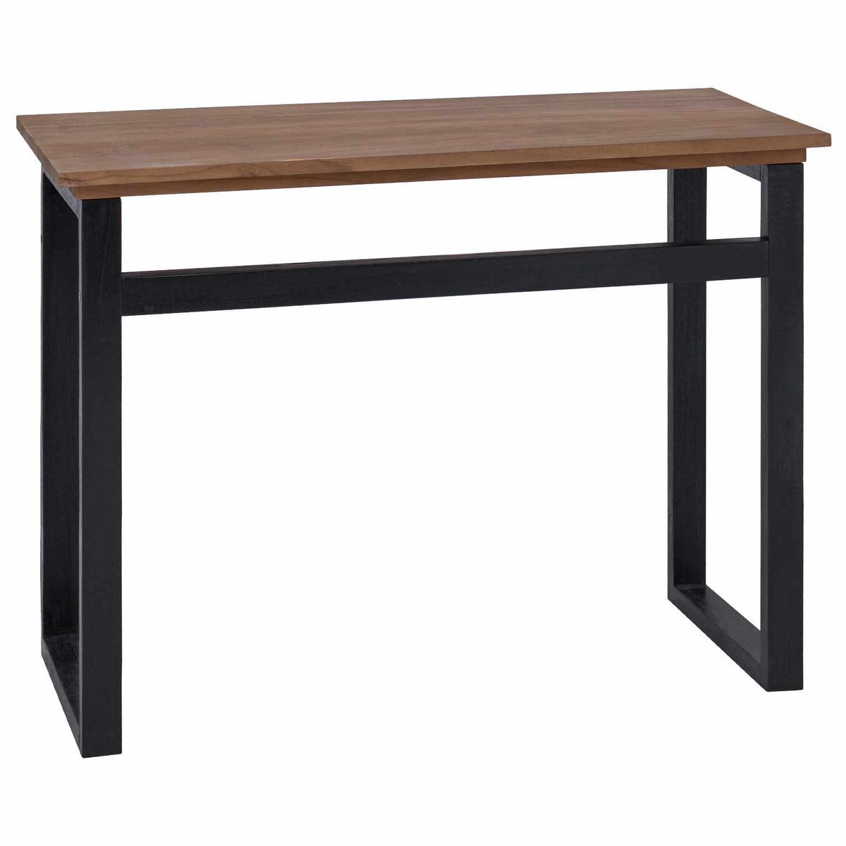 Stůl Přírodní Pevné Teakové Dřevo 100 X 45 X 75 Cm