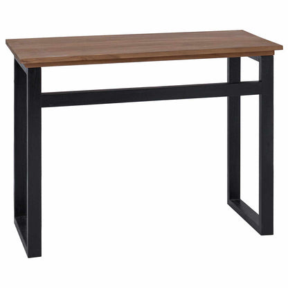Stůl Přírodní Pevné Teakové Dřevo 100 X 45 X 75 Cm
