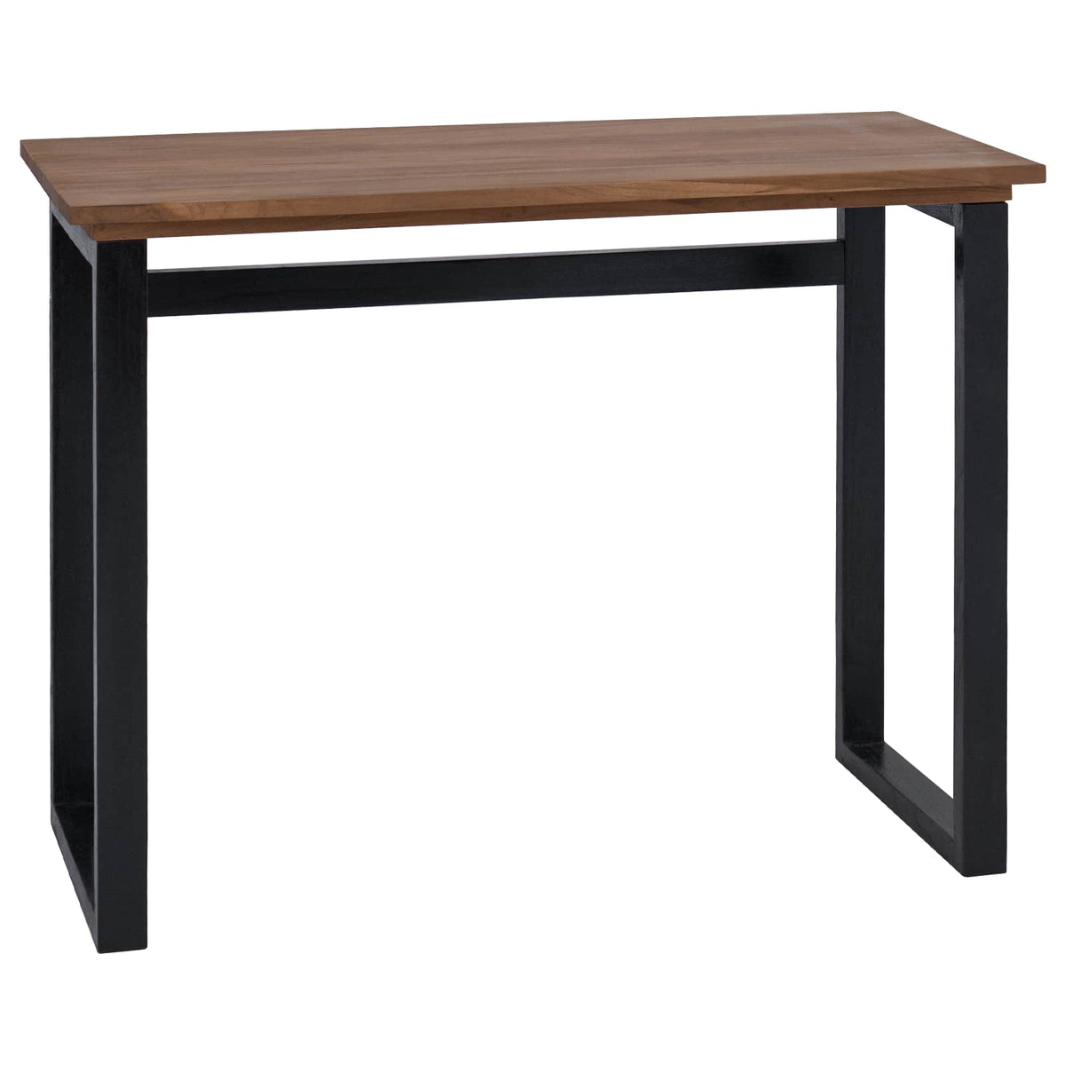 Stůl Přírodní Pevné Teakové Dřevo 100 X 45 X 75 Cm