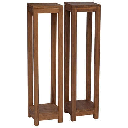 Stojan Na Rostliny 3 Ks Přírodní 25 X 25 X 80 Cm