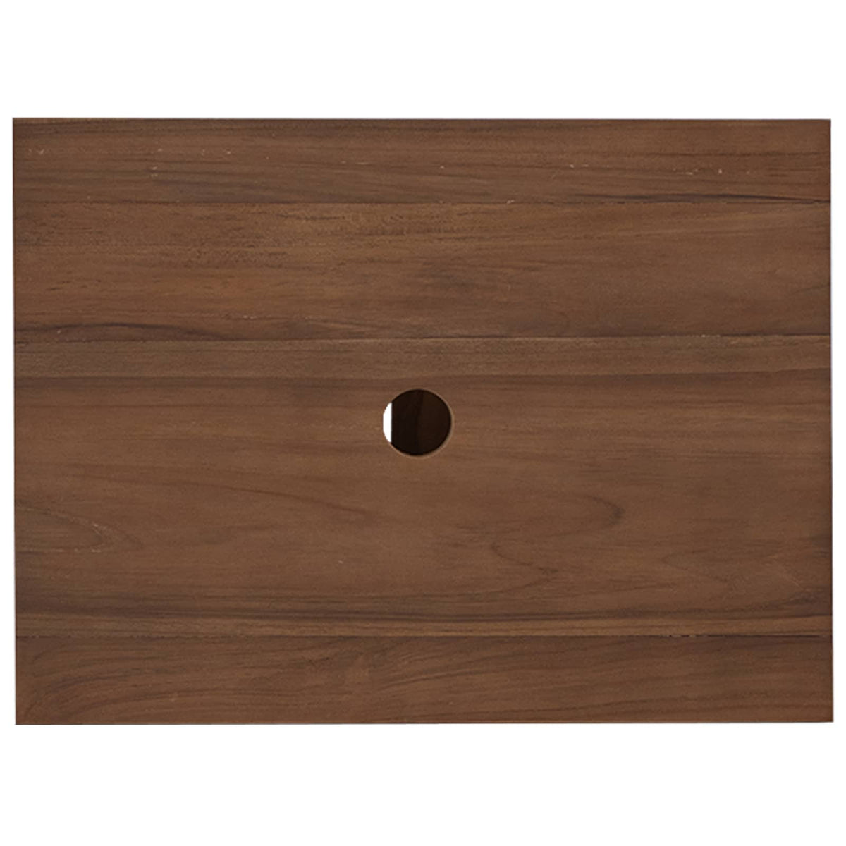 Koupelnová Skříň Přírodní 60 X 45 X 75 Cm Pevné Teakové Dřevo