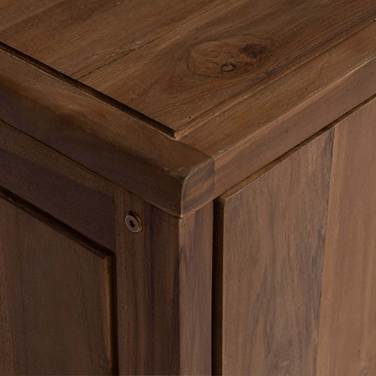 Koupelnová Skříňka Přírodní 45 X 30 X 70 Cm Pevné Teakové Dřevo