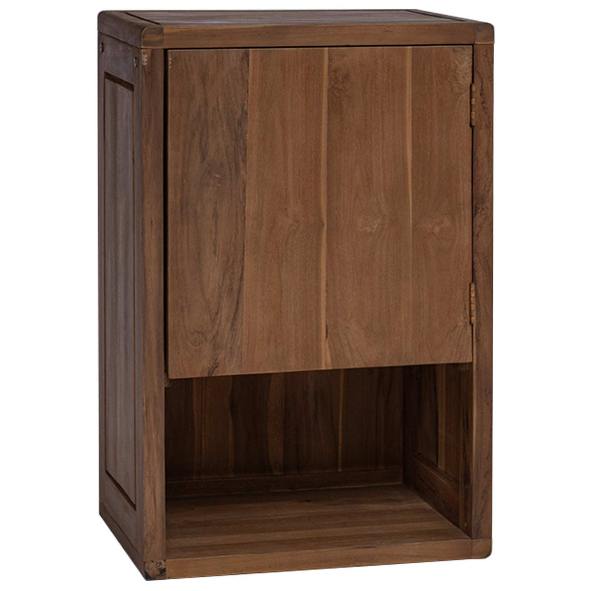 Koupelnová Skříňka Přírodní 45 X 30 X 70 Cm Pevné Teakové Dřevo