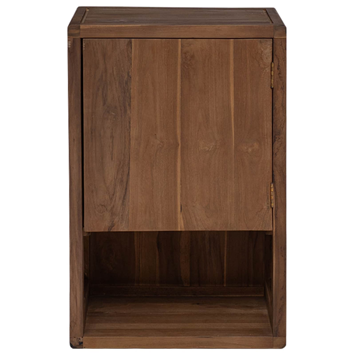 Koupelnová Skříňka Přírodní 45 X 30 X 70 Cm Pevné Teakové Dřevo