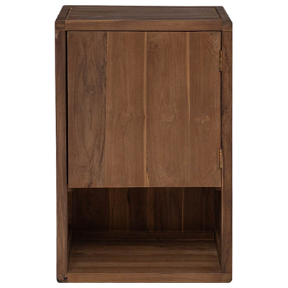 Koupelnová Skříňka Přírodní 45 X 30 X 70 Cm Pevné Teakové Dřevo