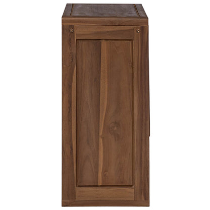 Koupelnová Skříňka Přírodní 45 X 30 X 70 Cm Pevné Teakové Dřevo