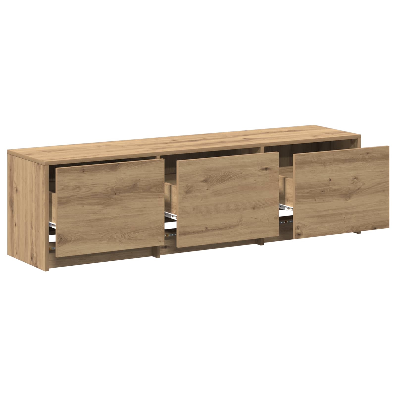 Televizní Skříň Artisanový Dub Kompozitní Dřevo