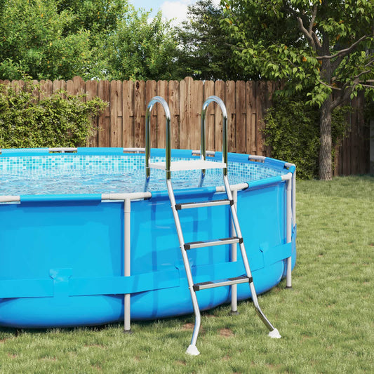 Žebřík Do Nadzemního Bazénu 100 Cm 3-Step Nerezová Ocel 304