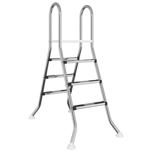 Žebřík Do Nadzemního Bazénu 100 Cm 3-Step Nerezová Ocel 304