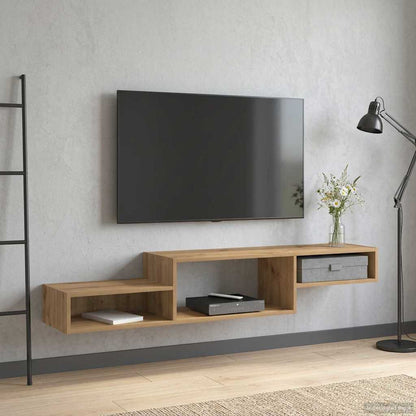 Nástěnná Tv Skříň Nástěnná Montáž Dub Artisan 150 X 28 X 26 Cm