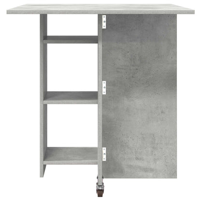Jídelní Stůl 115 X 70 X 75 Cm Kompozitní Dřevo Betonově Šedá