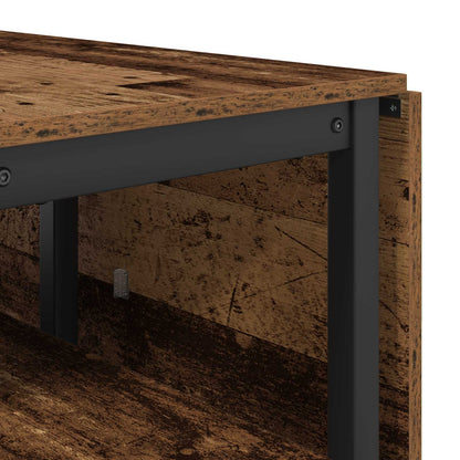 Jídelní Stůl 122 X 80 X 76,5 Cm Kompozitní Dřevo Staré Dřevo