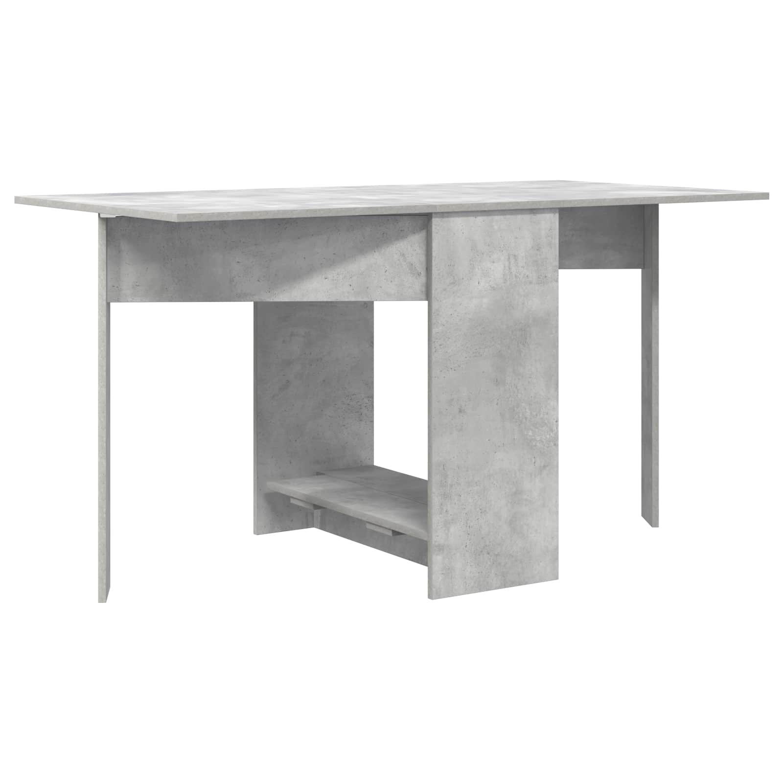 Jídelní Stůl 138 X 70 X 73,5 Cm Kompozitní Dřevo Betonově Šedá