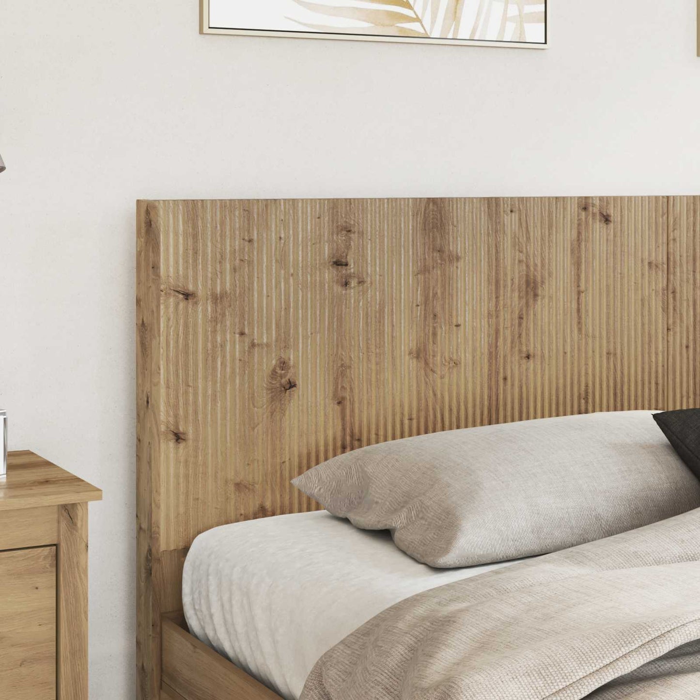 Čelo Postele Dub Artisan Kompozitní Dřevo