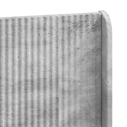 Čelo Postele Betonově Šedá Kompozitní Dřevo