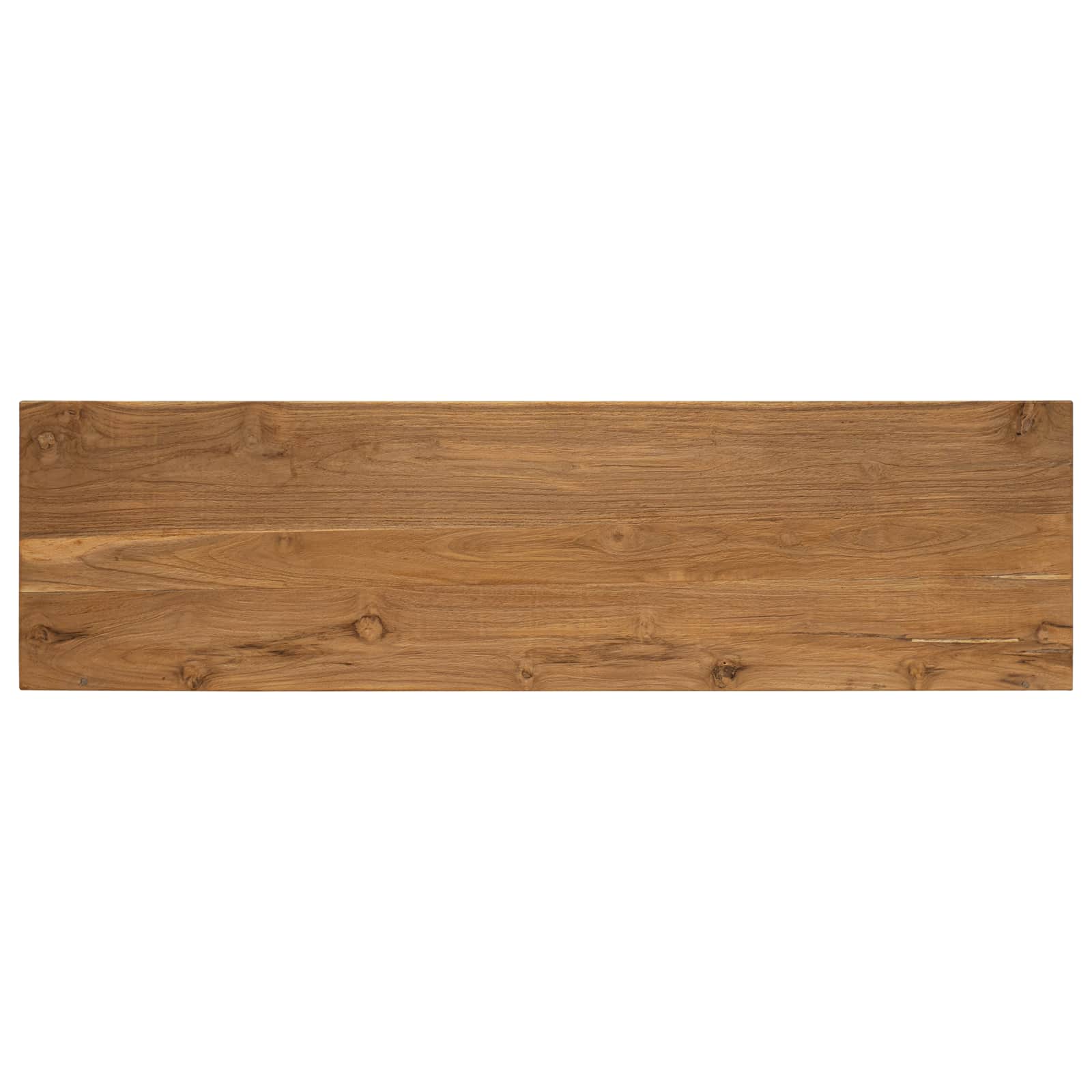 Tv Stolek 110 X 30 X 40 Cm Přírodní Pevné Teakové Dřevo