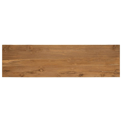 Tv Stolek 110 X 30 X 40 Cm Přírodní Pevné Teakové Dřevo