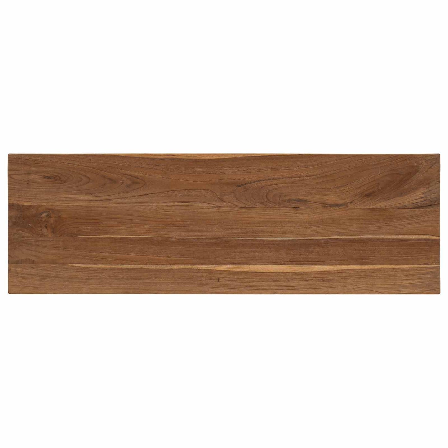 Konzolový Stolek Přírodní 110 X 35 X 75 Cm Pevné Teakové Dřevo