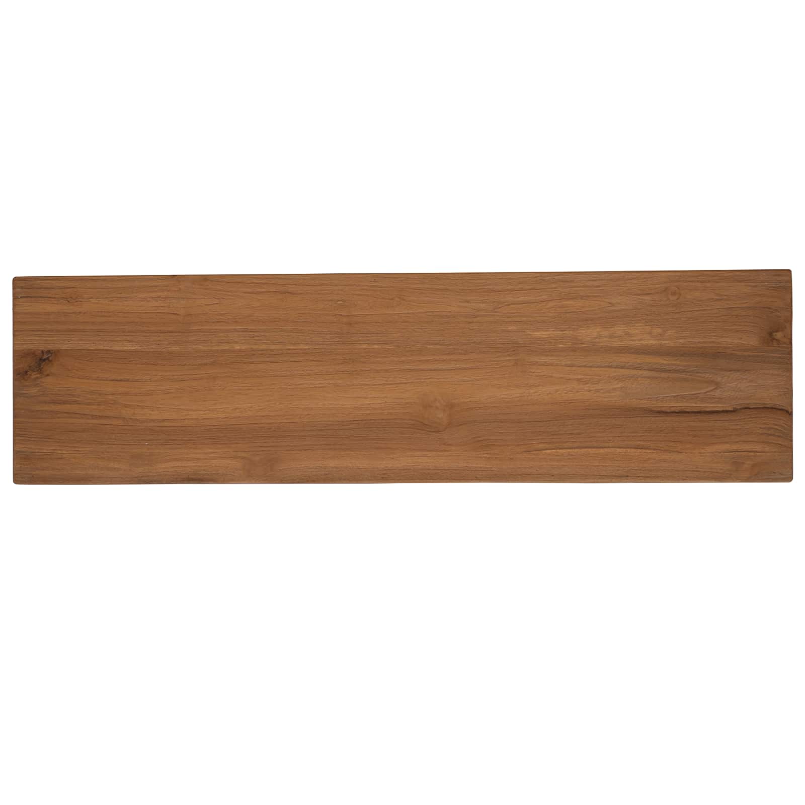 Tv Stolek 110 X 30 X 40 Cm Přírodní Pevné Teakové Dřevo
