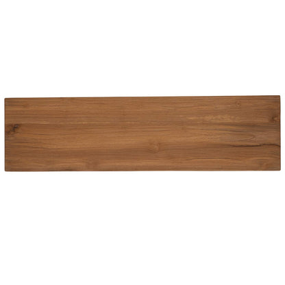 Tv Stolek 110 X 30 X 40 Cm Přírodní Pevné Teakové Dřevo