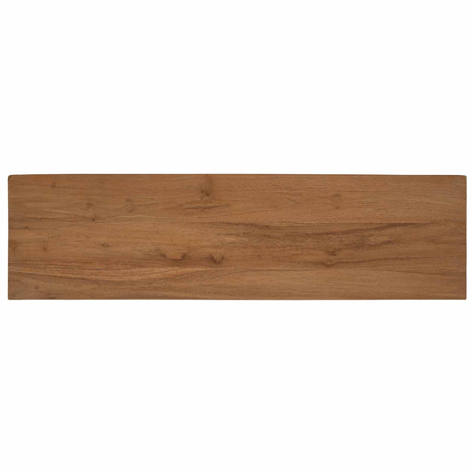 Televizní Skříň 110 X 30 X 35 Cm Přírodní Pevné Teakové Dřevo
