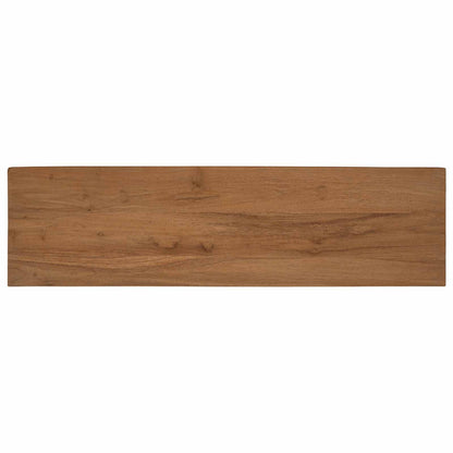 Televizní Skříň 110 X 30 X 35 Cm Přírodní Pevné Teakové Dřevo