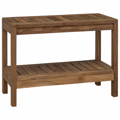 Koupelnová Boční Stolek S Úložištěm Přírodní 60 X 30 X 45 Cm
