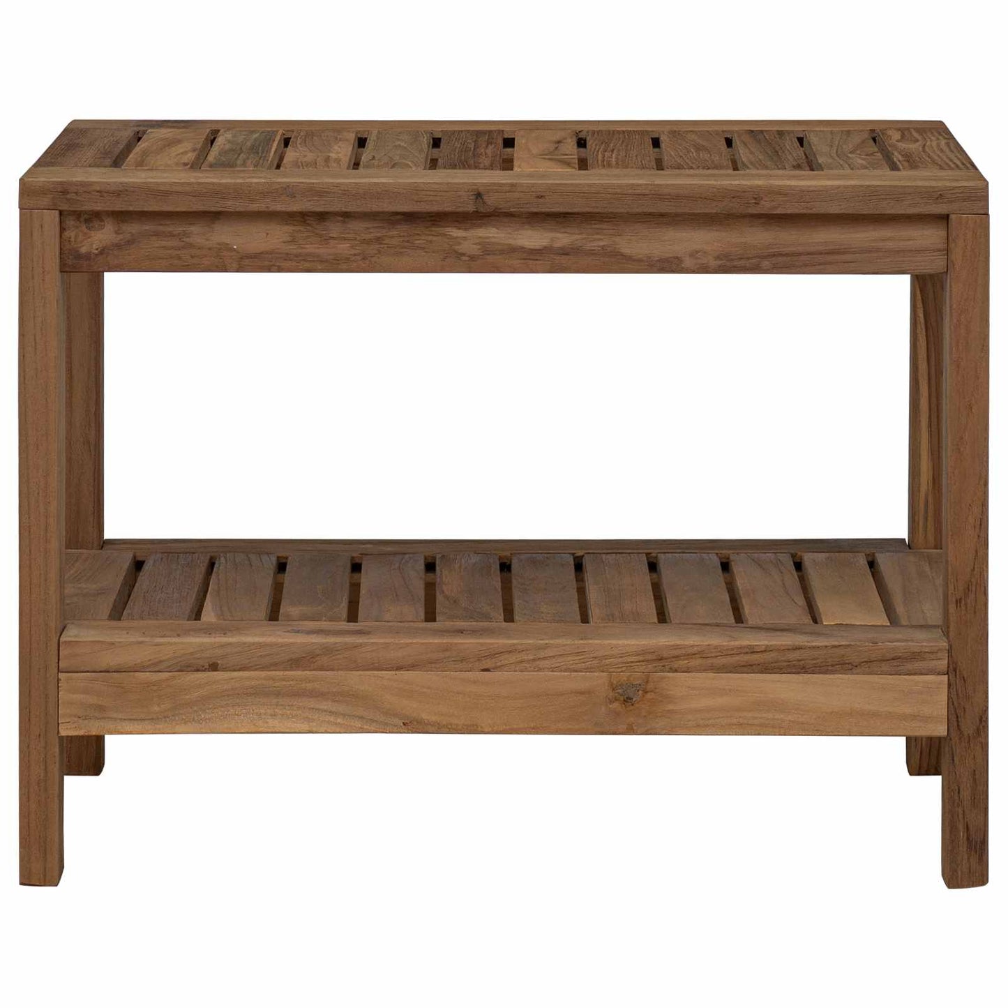 Koupelnová Boční Stolek S Úložištěm Přírodní 60 X 30 X 45 Cm