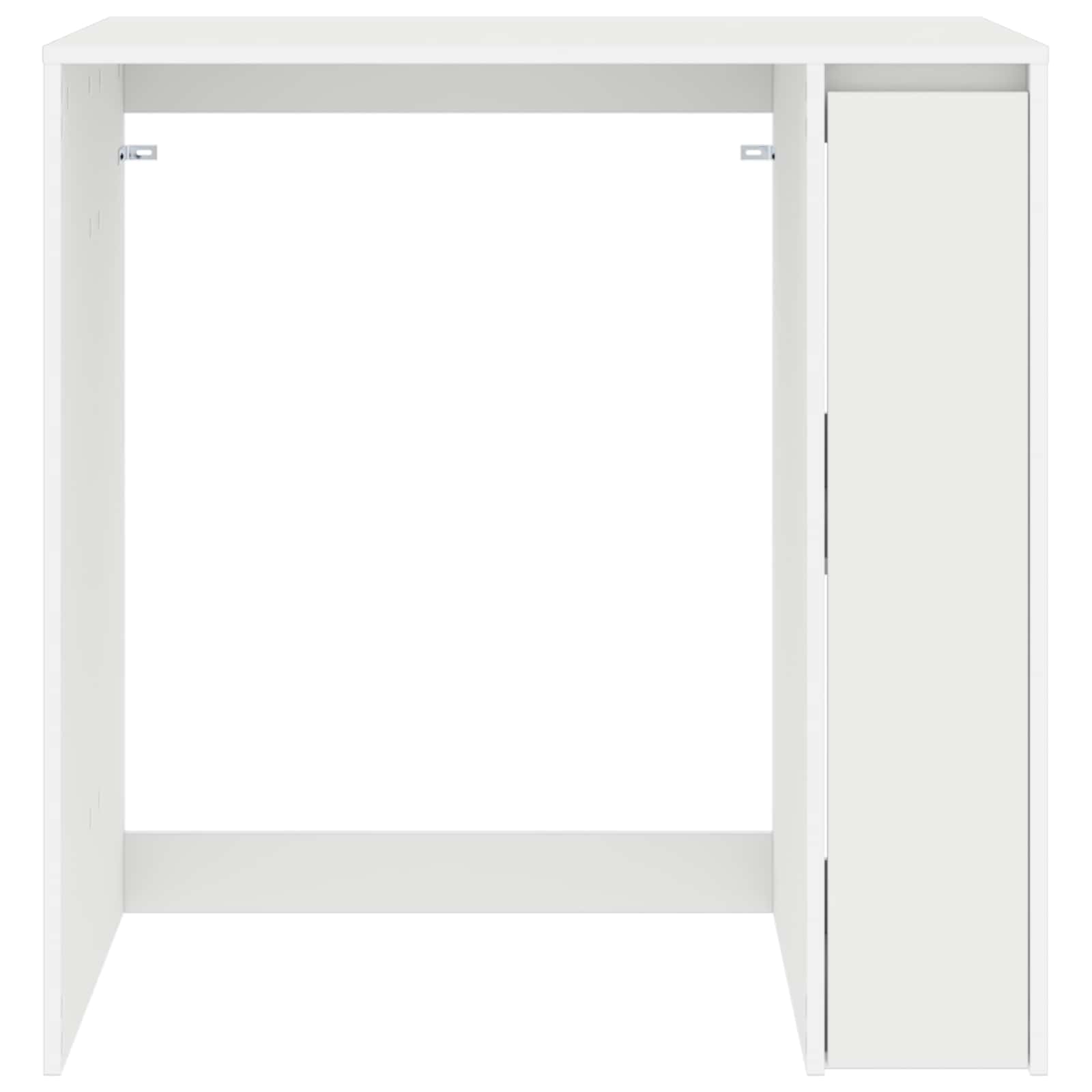 Skříň Na Pračku Se Dveřmi Bílá 87 X 60 X 89 Cm Kompozitní Dřevo